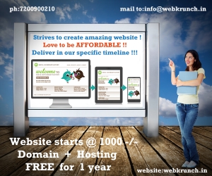  Attractive web site design in Thoothukudi @ 1000 RS 